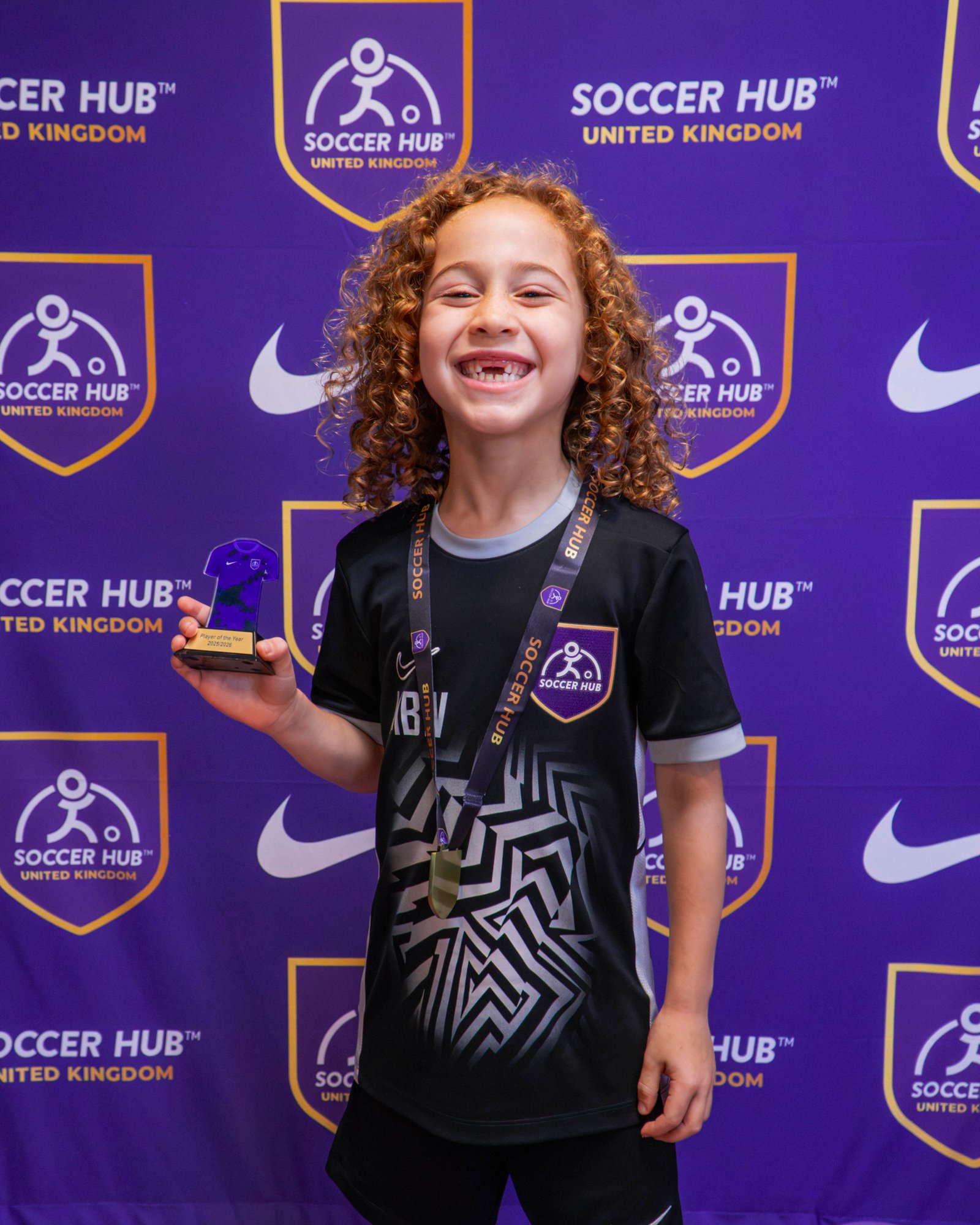 Soccer Hub player in training